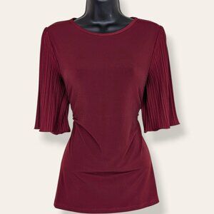 🍁Mr. Max Red Bell Sleeve Top